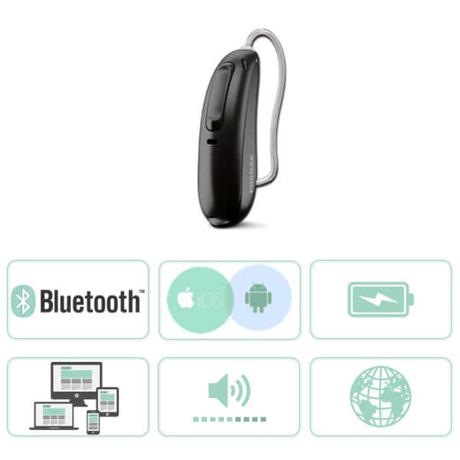 Phonak Audéo P90-RT – Generalüberholt – Silbergrau