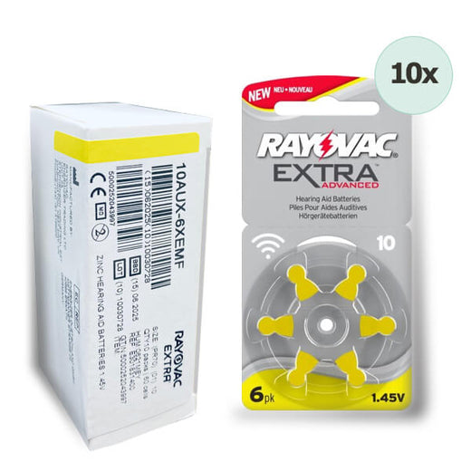 Rayovac Extra Battery 10 hearing yellow hearingaid 10pack order buy online